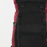 Рюкзак туристический, Taif, 80 л, отдел на шнурке, наружный карман, 2 боковых кармана, цвет чёрный/вишня Рюкзак туристический, Taif, 80 л, отдел на шнурке, наружный карман, 2 боковых кармана, цвет чёрный/вишня