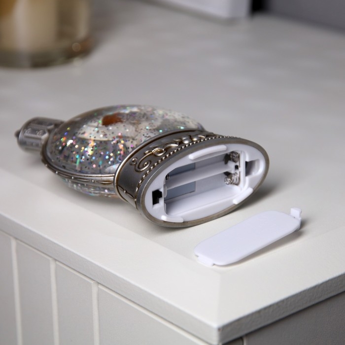 Светодиодная фигура &laquo;Ангел&raquo; 8.5 &times; 13.5 &times; 4 см, пластик, батарейки АААх2 (не в комплекте), свечение тёплое белое