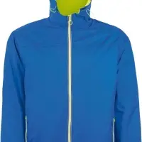 Ветровка Skate ярко-синяя с неоново-желтым, размер L