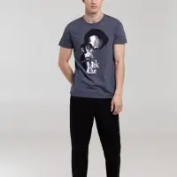 Футболка &laquo;Меламед. Nick Cave&raquo;, темно-синий меланж, размер XXL