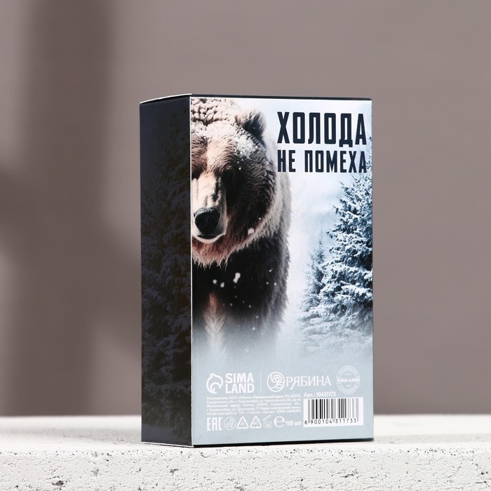 Подарочный набор косметики «Сильному духом», гель для душа и шампунь для волос, 2 х 100 мл, Новый Год Подарочный набор косметики «Сильному духом», гель для душа и шампунь для волос, 2 х 100 мл, Новый Год