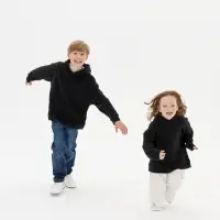 Худи детское оверсайз Houdini, черное, 6 лет