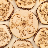 Подставка под горячее «Матрешка», D=20 см, можжевельник Подставка под горячее «Матрешка», D=20 см, можжевельник