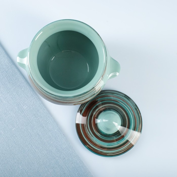 Горшок керамический для запекания №5 с ручками, 0,5л / 10х10,5см, скандинавия Горшок керамический для запекания №5 с ручками, 0,5л / 10х10,5см, скандинавия