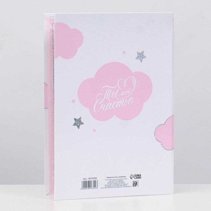 Папка для свидетельства о рождении &laquo;Малышка&raquo;, А5