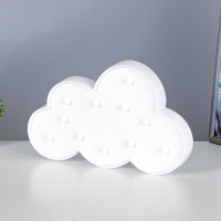 Ночник "Облачко" 11хLED батарейки 2хАА МИКС 29х3х18 см RISALUX Ночник "Облачко" 11хLED батарейки 2хАА МИКС 29х3х18 см RISALUX