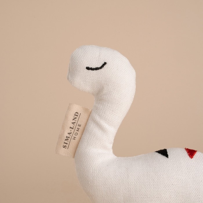 Мягкая игрушка &laquo;Динозавр&raquo;, с полосками на спине, 17 см