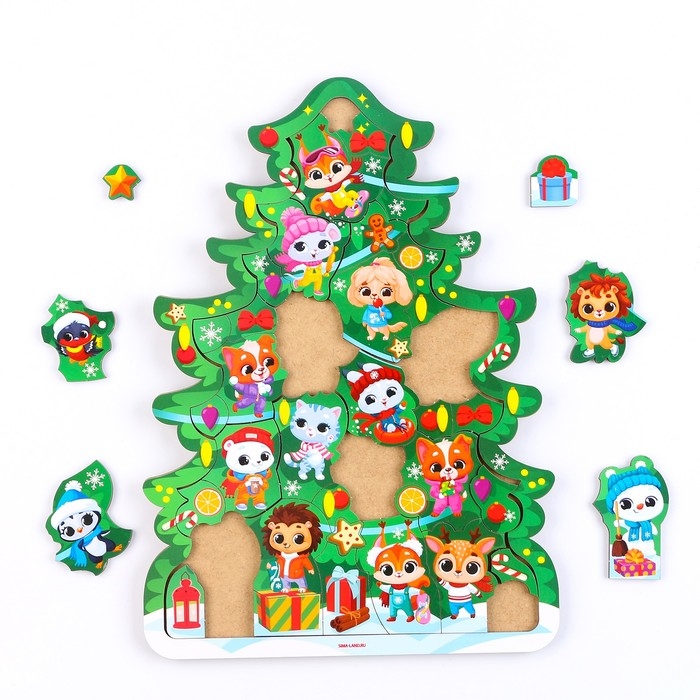 Новогодняя головоломка &laquo;Ёлочка&raquo;