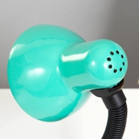 Лампа настольная Е27, с выкл. на зажиме (220В) зеленая (108В) RISALUX Лампа настольная Е27, с выкл. на зажиме (220В) зеленая (108В) RISALUX