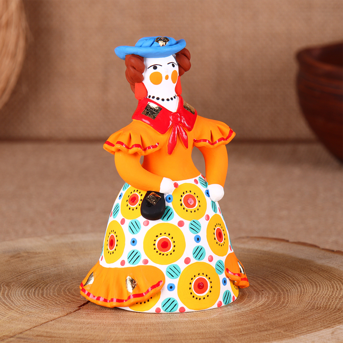 Дымковская игрушка Дымковская игрушка "Барыня нарядная", микс