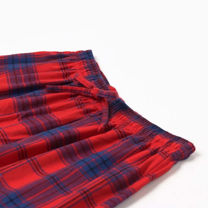 Пижама мужская из фланели (рубашка и брюки) KAFTAN р.48