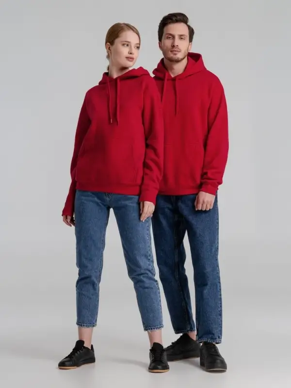 Толстовка с капюшоном Slam 320, красная, размер XS Толстовка с капюшоном Slam 320, красная, размер XS