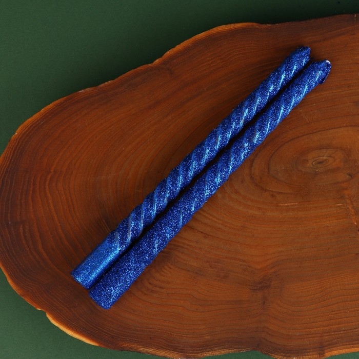 Свечи столовые новогодние витые с декором «Новый год: Любви в Новом году», на Новый год, набор Свечи столовые новогодние витые с декором «Новый год: Любви в Новом году», на Новый год, набор