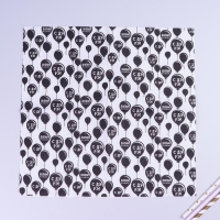 Салфетки бумажные &laquo;С днём рождения&raquo;, двухслойные, воздушные шары, 33х33 см, набор 20 шт.