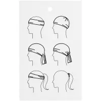 Многофункциональная бандана Dekko, синяя Многофункциональная бандана Dekko, синяя