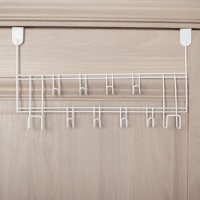 Вешалка на дверь на 8 крючков Доляна &laquo;Моно&raquo;, 40,5&times;10&times;23 см, цвет белый