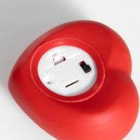 Ночник пластик "Сердце" 2Вт LED красный 3.5х8х7см 4301208 Ночник пластик "Сердце" 2Вт LED красный 3.5х8х7см 4301208