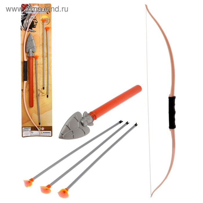 Набор индейца &laquo;Апач&raquo;: лук, присоски, нож