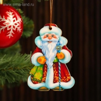 Игрушка на ёлку "Дед мороз", 9,5х7см Игрушка на ёлку "Дед мороз", 9,5х7см