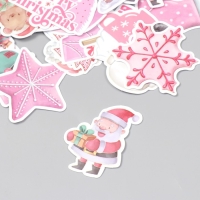 Наклейки для творчества "Пряничное рождество" набор 50 шт 4х8 см Наклейки для творчества "Пряничное рождество" набор 50 шт 4х8 см