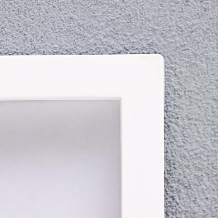 Фоторамка пластик L-3 20х25 см белый (пластиковый экран)
