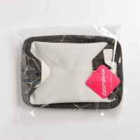 Корзина для хранения с ручками Доляна &laquo;Мрамор&raquo;, 23&times;16&times;12 см, цвет чёрный