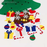 Игра из фетра «Ёлочка», украшения на липучках, размер 95×70 см Игра из фетра «Ёлочка», украшения на липучках, размер 95×70 см