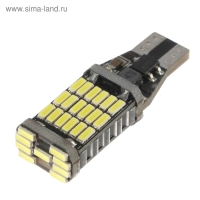 Автолампа светодиодная TORSO, T10 W5W, 12 В, 3 Вт, 45 LED, свет белый Автолампа светодиодная TORSO, T10 W5W, 12 В, 3 Вт, 45 LED, свет белый