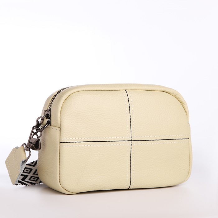 Сумка женская на молнии, цвет бежевый Сумка женская на молнии, цвет бежевый