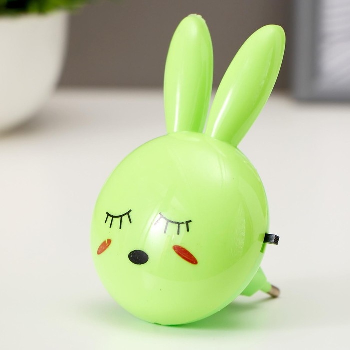 Ночник "Зайчик" 1Вт МИКС 5х7х11 см.