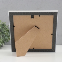 Фоторамка пластик "МИРАМ" 20х20 см, 642461-22, слоновая кость (пластиковый экран)