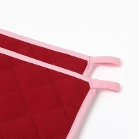 Набор прихваток Этель"Тюльпаны" 2шт, 19х19см,саржа,100% х/л,ватин 250г/м2 Набор прихваток Этель"Тюльпаны" 2шт, 19х19см,саржа,100% х/л,ватин 250г/м2