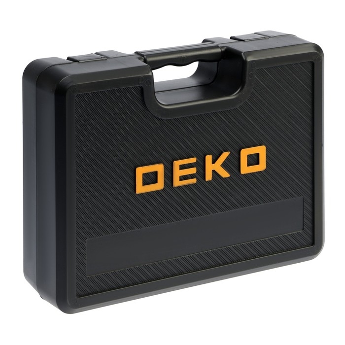 Дрель-шуруповерт DEKO Banger 20V, 20 В, 2х1.5 Ач, кейс + набор инструментов 63 предмета Дрель-шуруповерт DEKO Banger 20V, 20 В, 2х1.5 Ач, кейс + набор инструментов 63 предмета