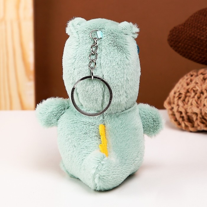 Мягкая игрушка «Динозаврик» на брелоке, 11 см, цвета МИКС Мягкая игрушка «Динозаврик» на брелоке, 11 см, цвета МИКС