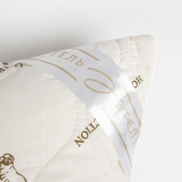 Подушка "Этель", подстёжка &mdash; овечья шерсть, 70х70 см, тик