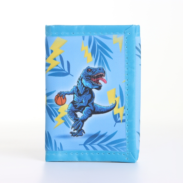 Кошелёк детский на липучке &laquo;Выбражулька&raquo;, цвет голубой