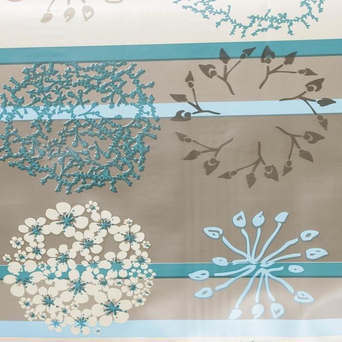 Клеёнка на стол Доляна &laquo;Мотив&raquo;, на тканевой основе, рулон 20 метров, ширина 137 см, общая толщина 0,22 мм