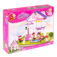 Конструктор &laquo;Розовая мечта: вилла с бассейном&raquo;, 291 деталь