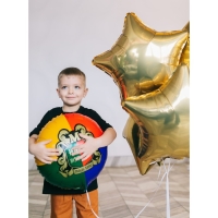 Воздушный шар фольгированный 18" «Magic time» круг, с подложкой Воздушный шар фольгированный 18" «Magic time» круг, с подложкой