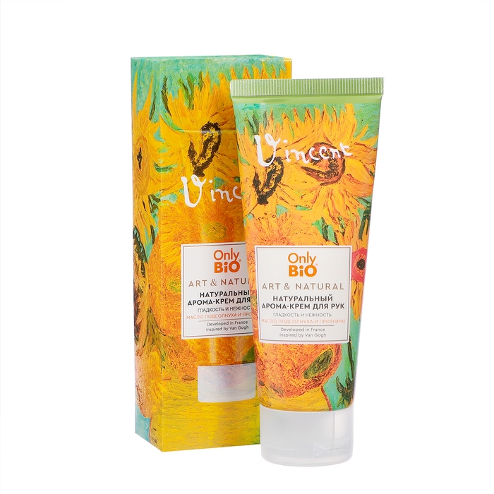 Арома-крем для рук натуральный Only Bio Масло подсолнуха и протеины, 75 мл Арома-крем для рук натуральный Only Bio Масло подсолнуха и протеины, 75 мл