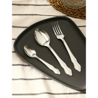 Набор столовых приборов &laquo;Славяна&raquo;, 18 предметов, толщина 1,2 мм, картонная коробка, цвет серебряный