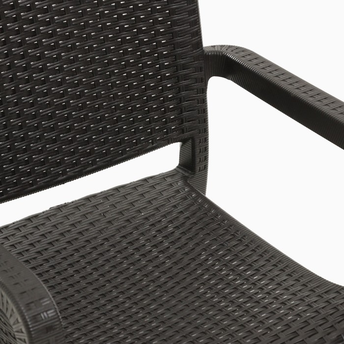 Кресло садовое "Мацеста", 57,5 х 58 х 86,5 см, коричневое