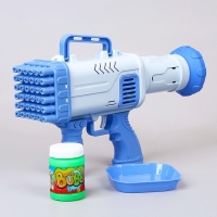 Генератор мыльных пузырей &laquo;Световой&raquo;, 27,5 &times; 7,5 &times; 18,5 см, цвет голубой