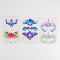 Детские татуировки для лица &laquo;Масочки&raquo;, набор 3 листа, тату &mdash; 11 шт.