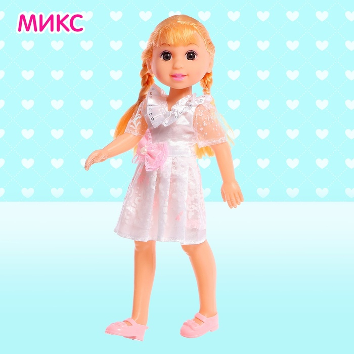 Кукла классическая &laquo;Наташа&raquo; в платье, МИКС
