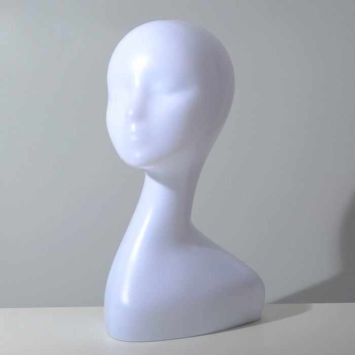 Бюст для украшений, оборот, 23&times;14&times;40, цвет белый