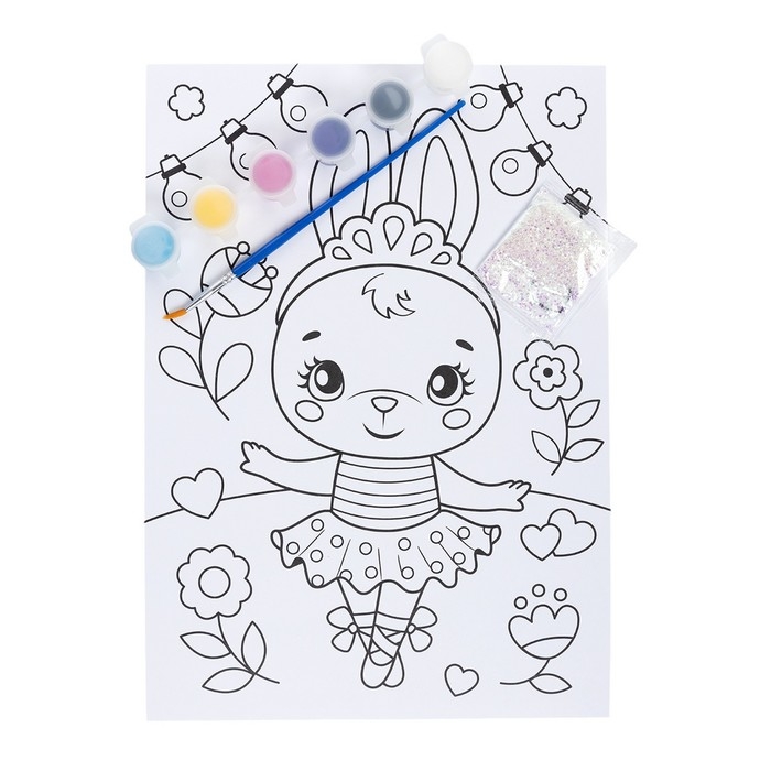 Раскраска «Заинька» Раскраска «Заинька»