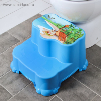 Табурет детский, подставка - ступенька, цвет МИКС (голубой, синий) Табурет детский, подставка - ступенька, цвет МИКС (голубой, синий)