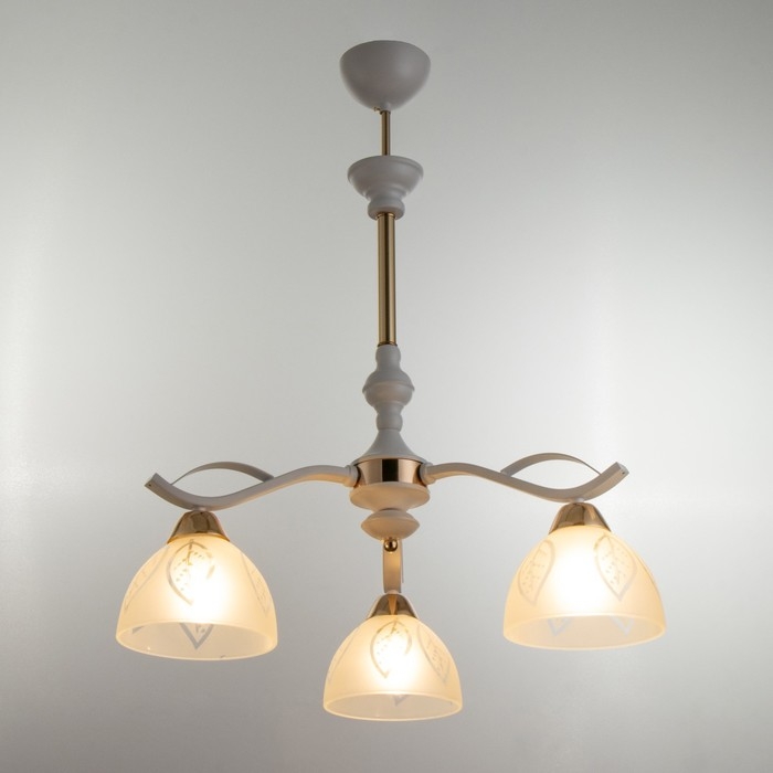 Люстра "Беалин" 3хЕ27 40Вт белый 54х54х56 см BayerLux