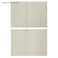 Ежедневник недатированный А5, 160 листов, deVENTE. Norwich, обложка искусственная кожа, 2 ляссе, тонированный блок 70 г/м2, коричневый